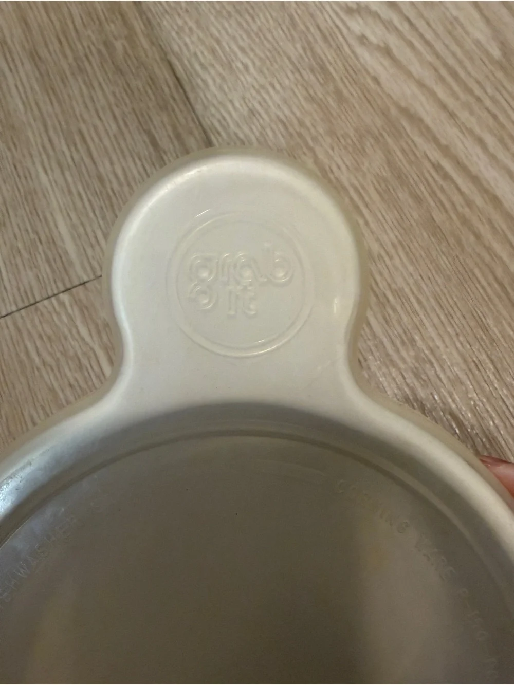 Vintage Corning Ware Grab It Bowl P-150-B White with Clear Plastic Lid